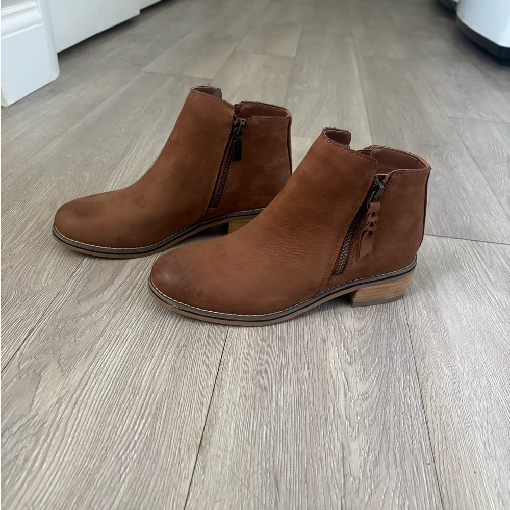 Blondo Brown Ankle Booties